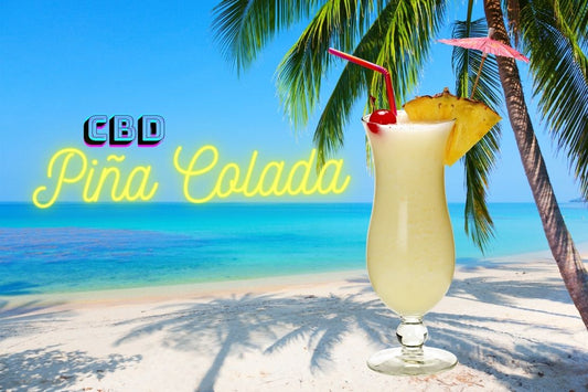 Sipping Sunshine: Clasica Piña Colada cu CBD și Mocktail Makeovers