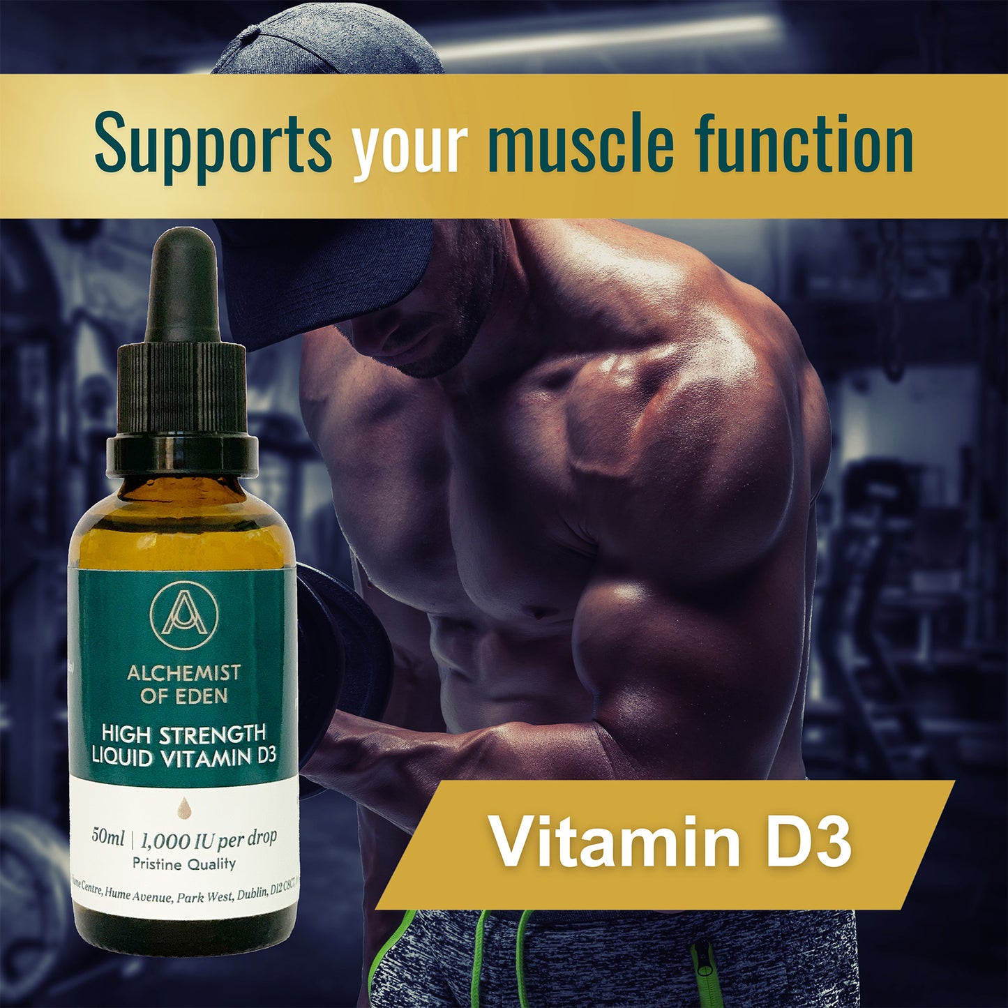 Vitamine D3 liquide haute résistance - PACK DE 2 50% DE RÉDUCTION